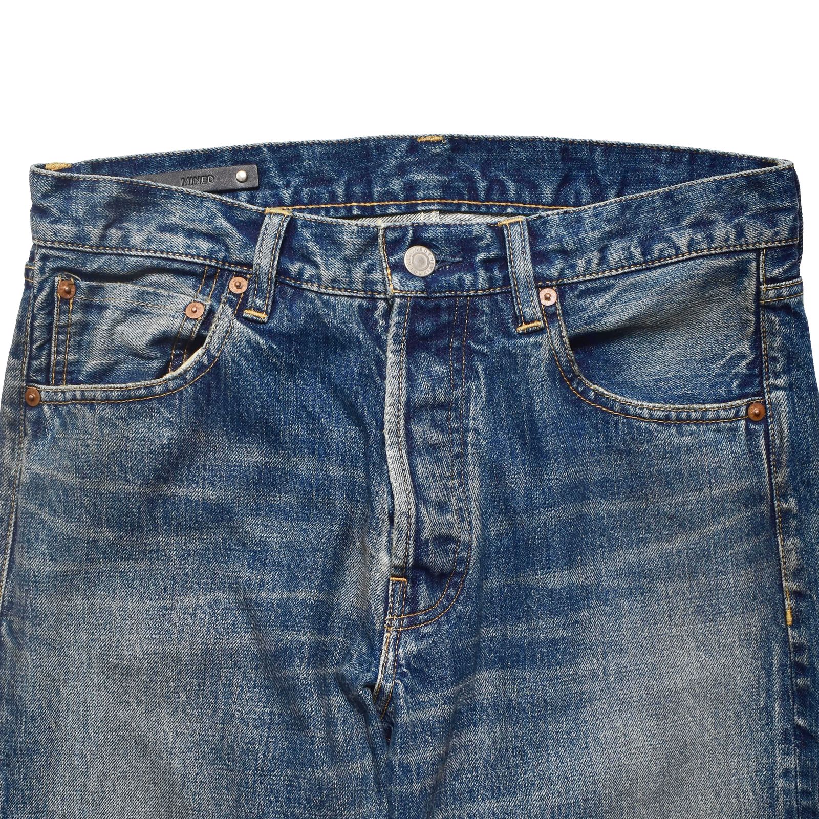 C.Straight 5pocket USD (USD) / ストレート ユーズド デニムパンツ