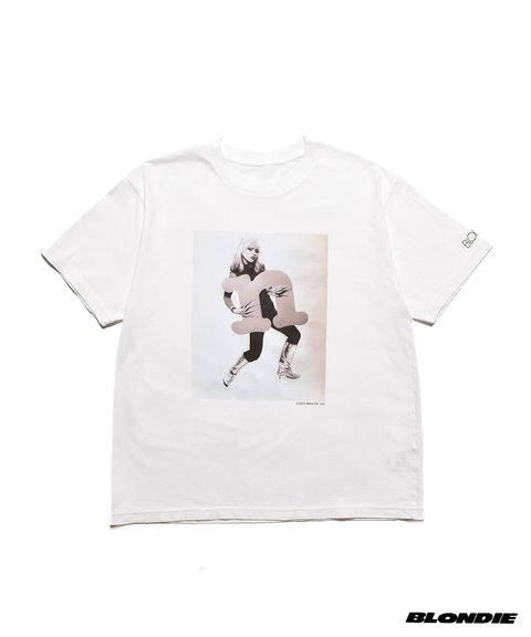× BLONDIE "Classic Photo" Crewneck T-SH (WHITE) / ブロンディー コラボ Tシャツ