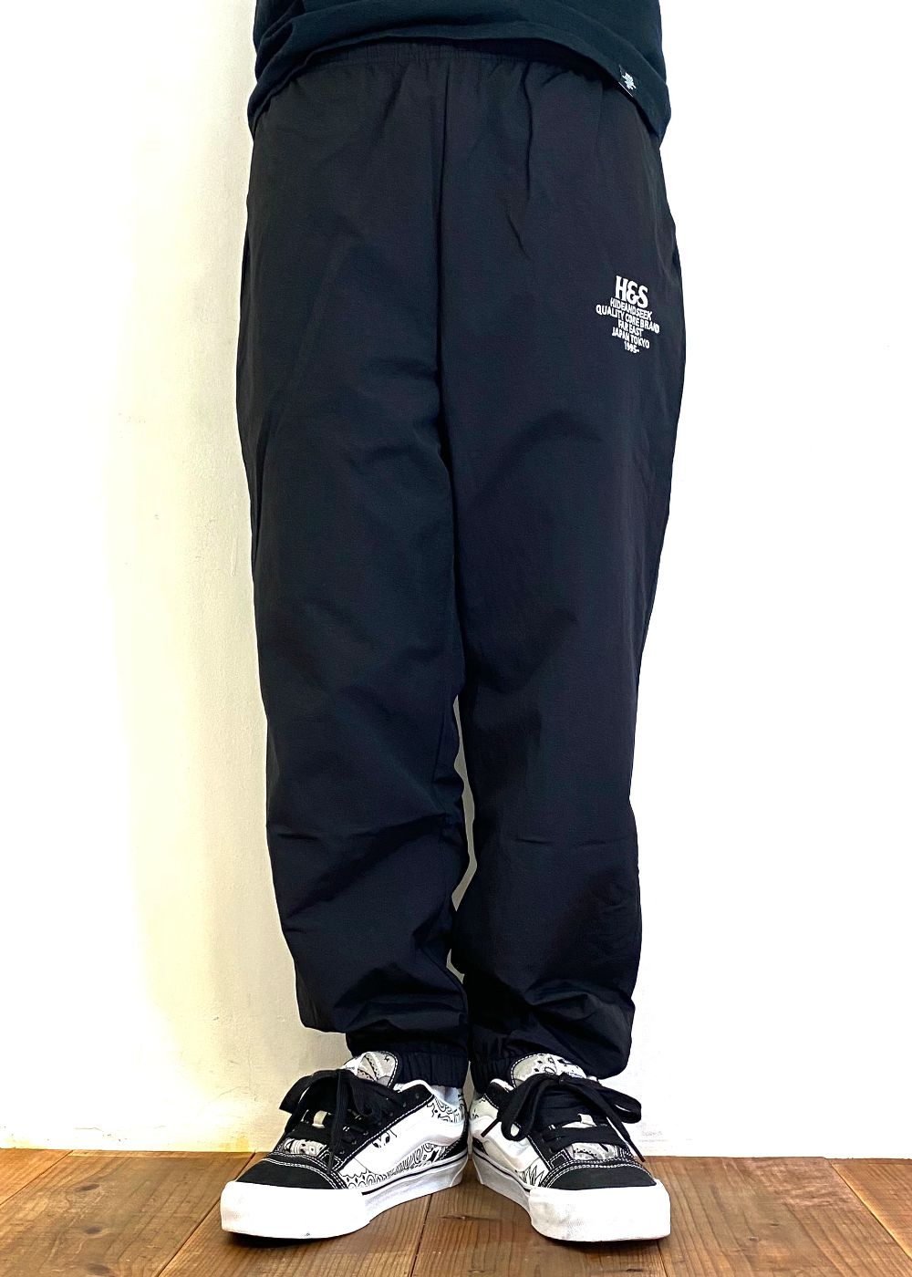 Track Pant (BLACK) / ナイロン トラックパンツ / セットアップ可能