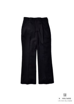 ×N.HOOLYWOOD T.W Denim NHW Flare TRS (BLACK) / ×Nハリウッド コラボ フレア スラックス