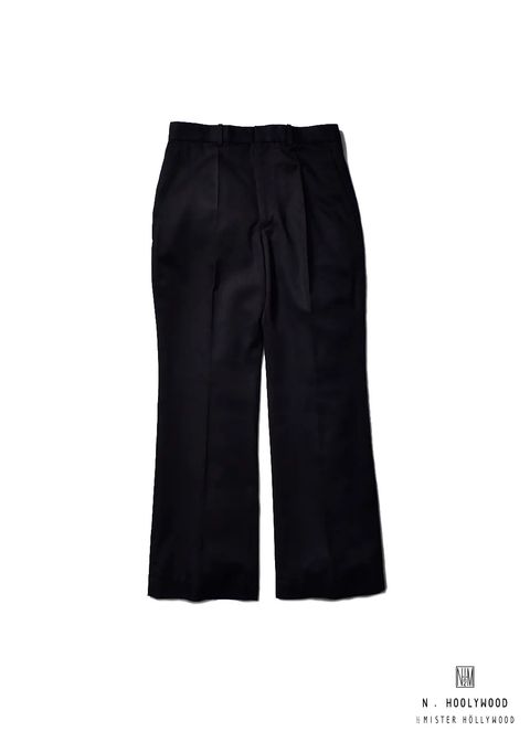 ×N.HOOLYWOOD T.W Denim NHW Flare TRS (BLACK) / ×Nハリウッド コラボ フレア スラックス