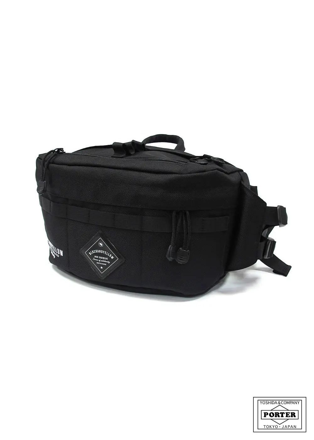 WAIST BAG collaboration with PORTER (BLACK) / ポーター コラボウエストバッグ