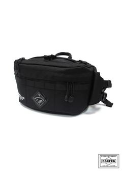 WAIST BAG collaboration with PORTER (BLACK) / ポーター コラボウエストバッグ