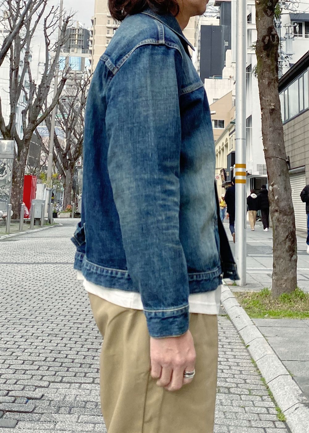 1st TYPE DENIM JACKET ＜USED＞ (USED INDIGO BLUE) / 1st タイプ ユーズド デニム ジャケット