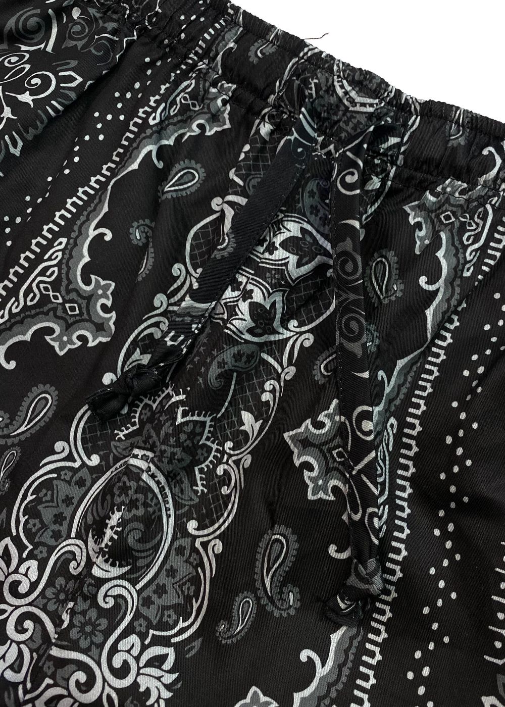 Bandana Pattern Short (BLACK) / オリジナル バンダナ イージーショーツ / セットアップ可能
