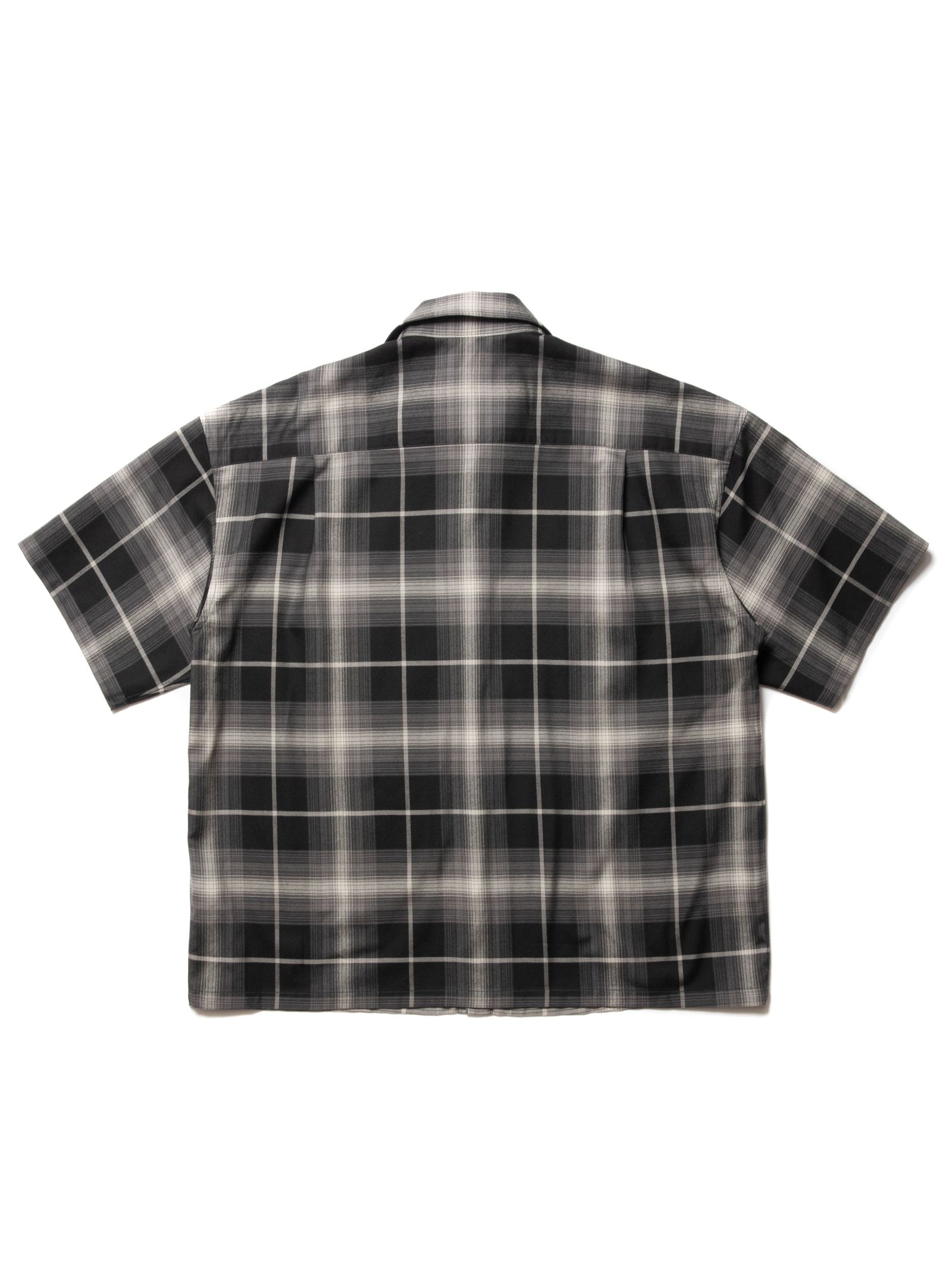 COOTIE PRODUCTIONS - R/C Ombre Check S/S Shirt (BLACK) / オンブレ 