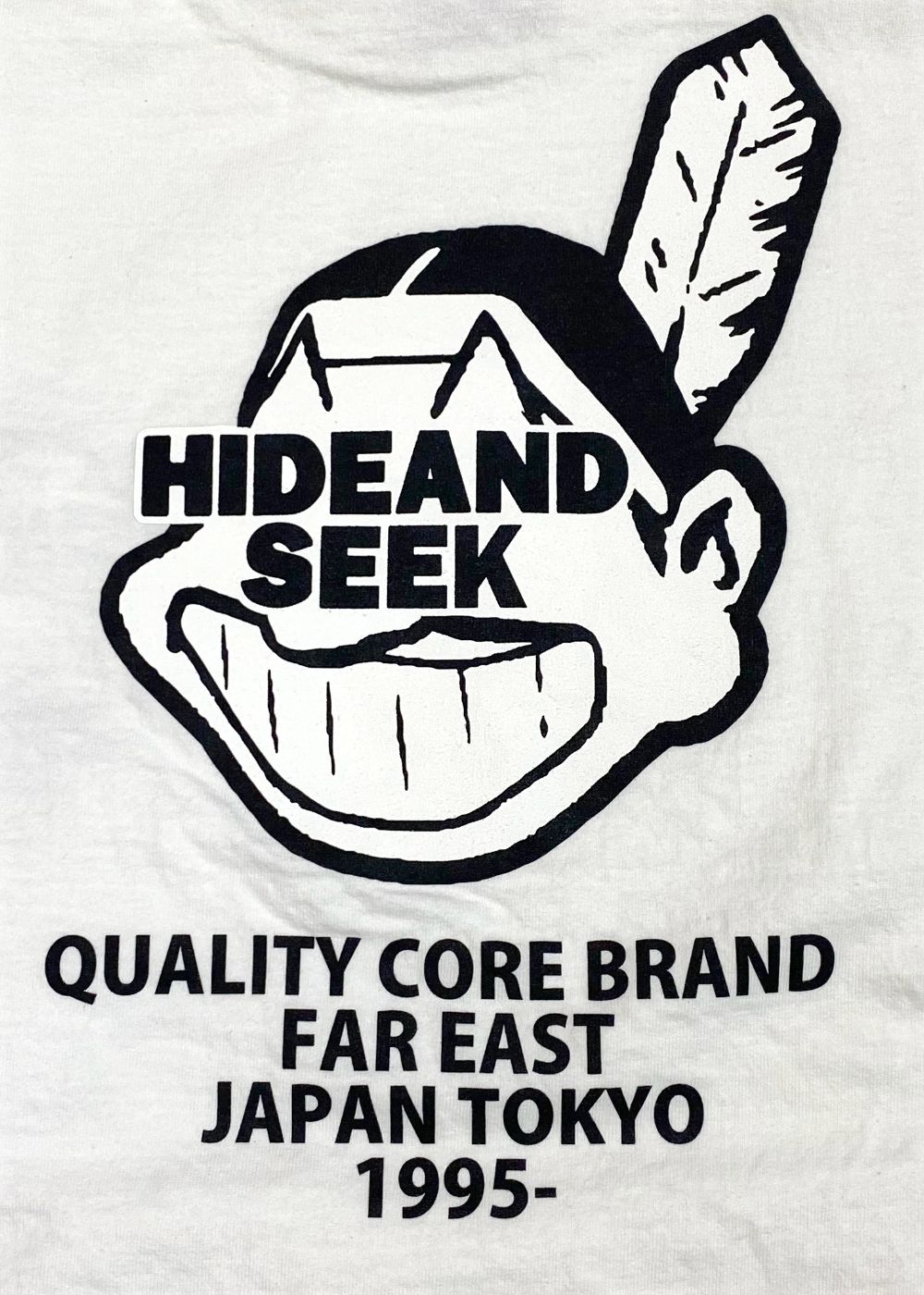 Indian S/S Tee (WHITE) / ロゴ プリントTee