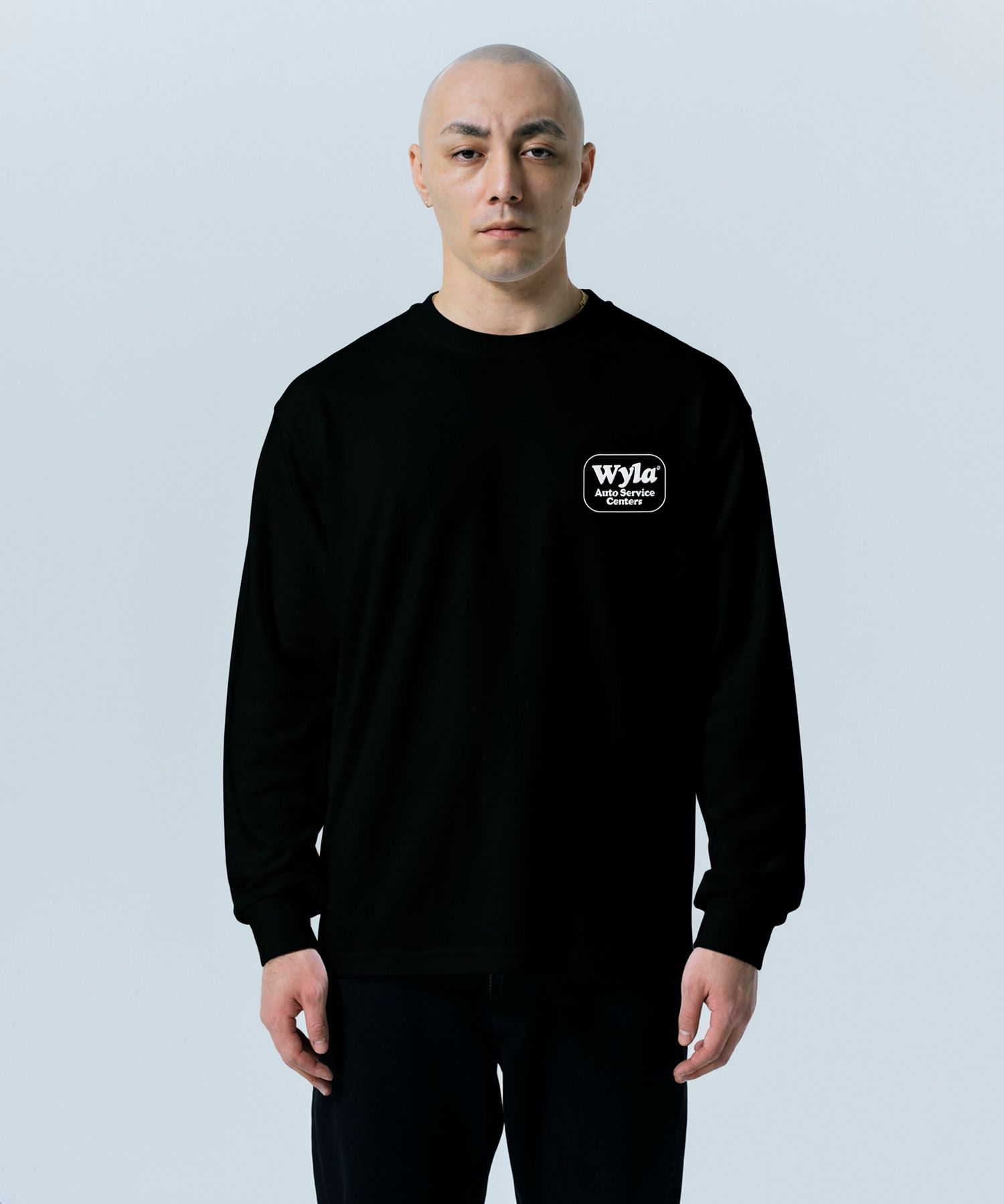 WYLA LS TEE (BLACK) / プリント Tシャツ