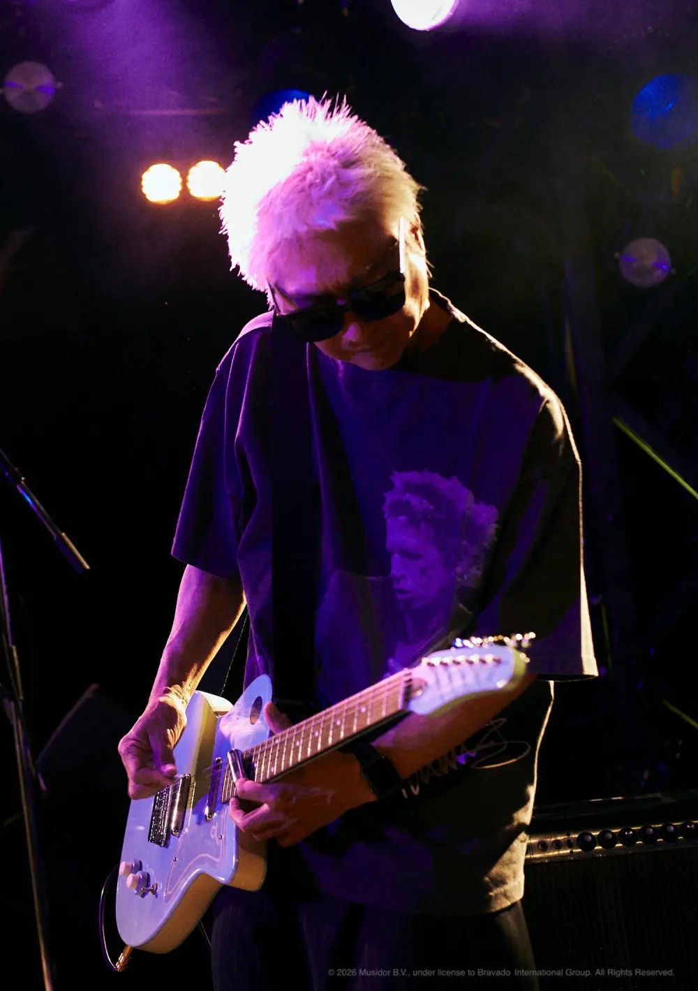 BUENA VISTA - 【ラスト1点】Keith Richards pigment tee (BLACK