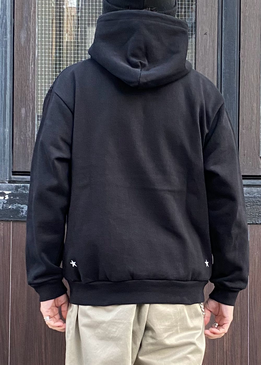 【ラスト1点】Logo Heavy Hoodie (BLACK) / プリント スウェット パーカー