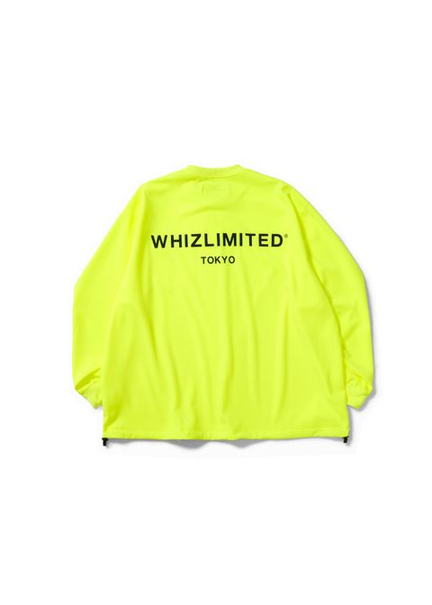 【ラスト1点】UPF L/S TEE (YELLOW) / UVカット ロゴ プリントTシャツ