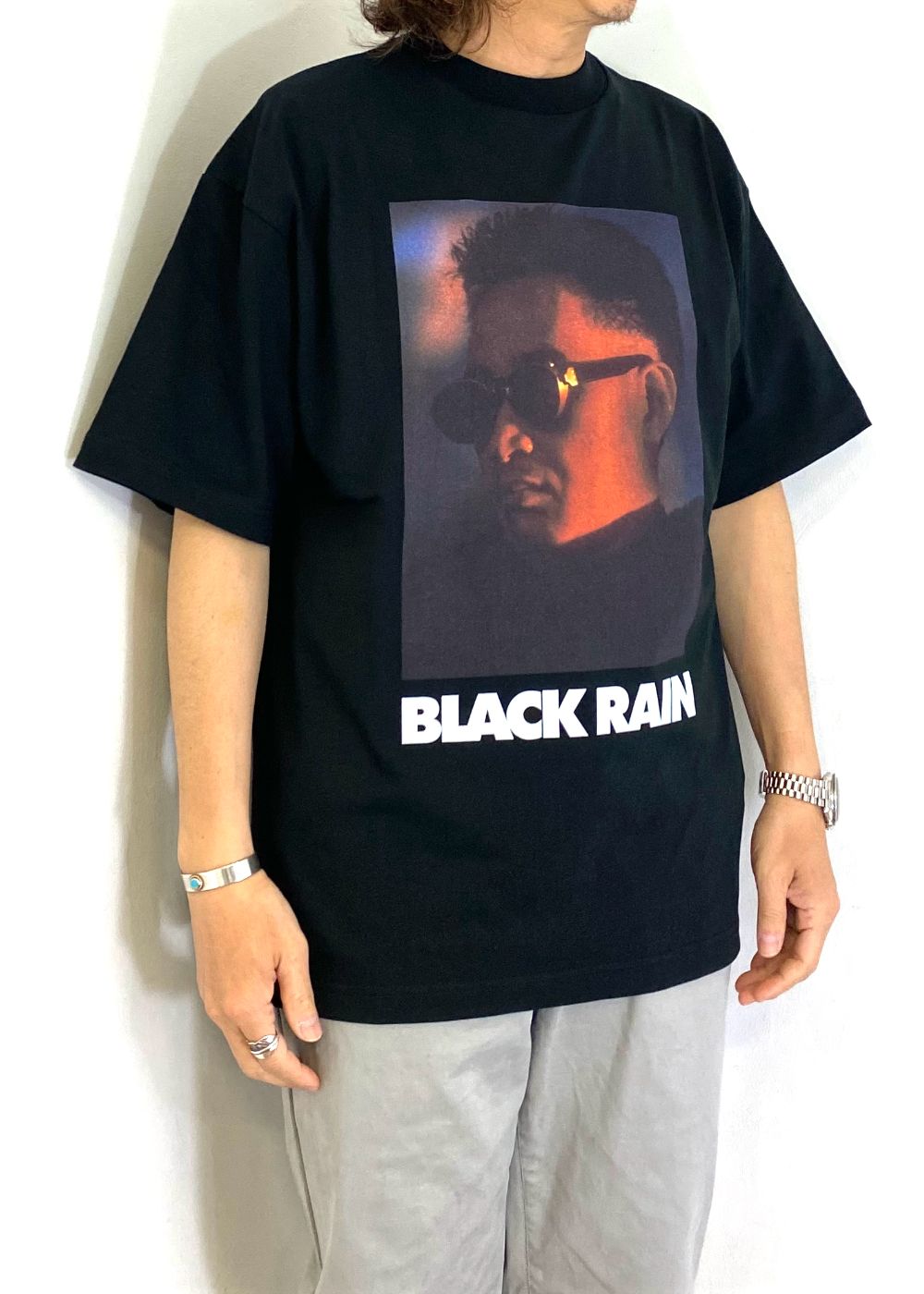 【ラスト1点】『Black Rain』tee tres (BLACK) / ×ブラックレイン コラボ Tシャツ