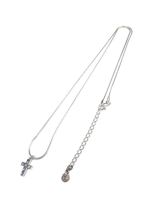CHAIN ROSARIO (SILVER) / ロザリオ スネークチェーンネックレス