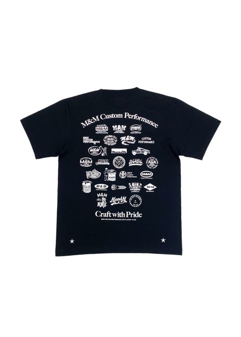 PRINT TEE (BLACK) / ロゴ プリント Tシャツ