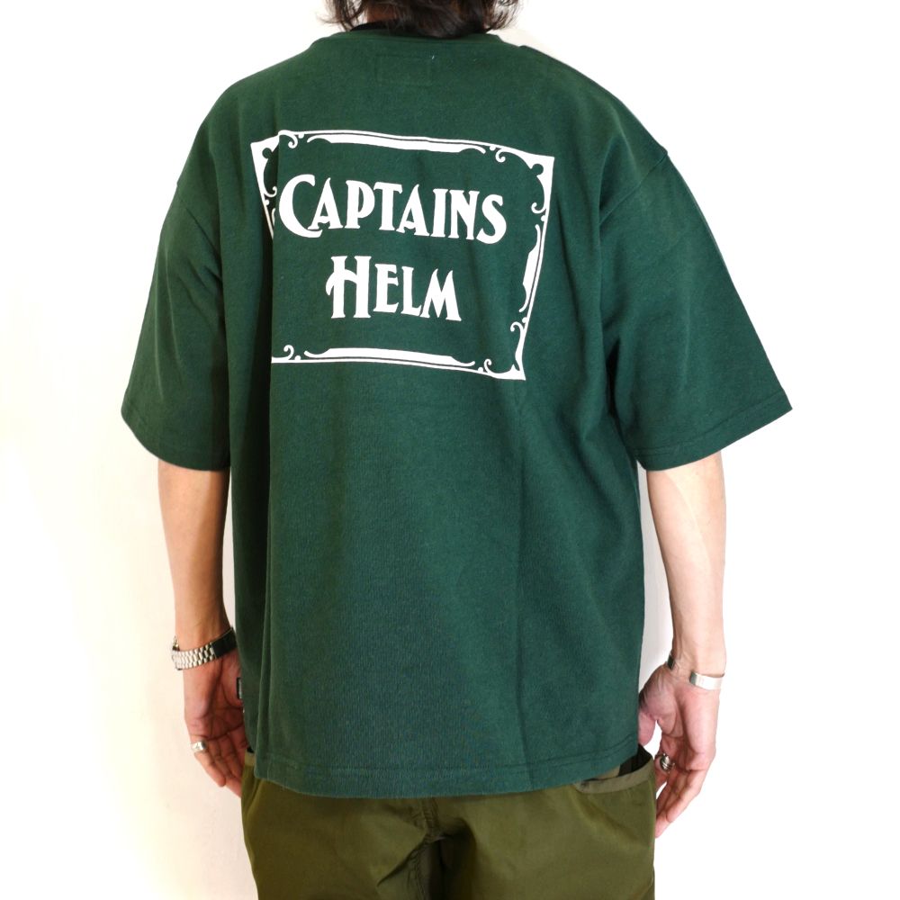 CAPTAINS HELM - 【ラスト1点】LOGO&MASK TEE (BEIGE) / ロゴ