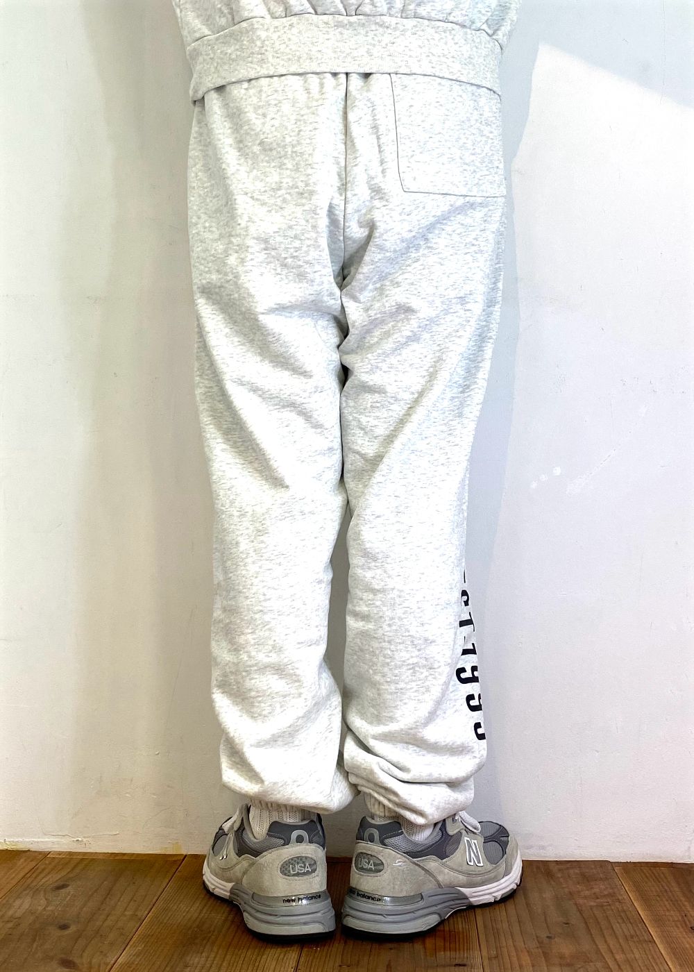 College Sweat Pant (LIGHT GRAY) / オリジナル セットアップスウェットパンツ / セットアップ可能