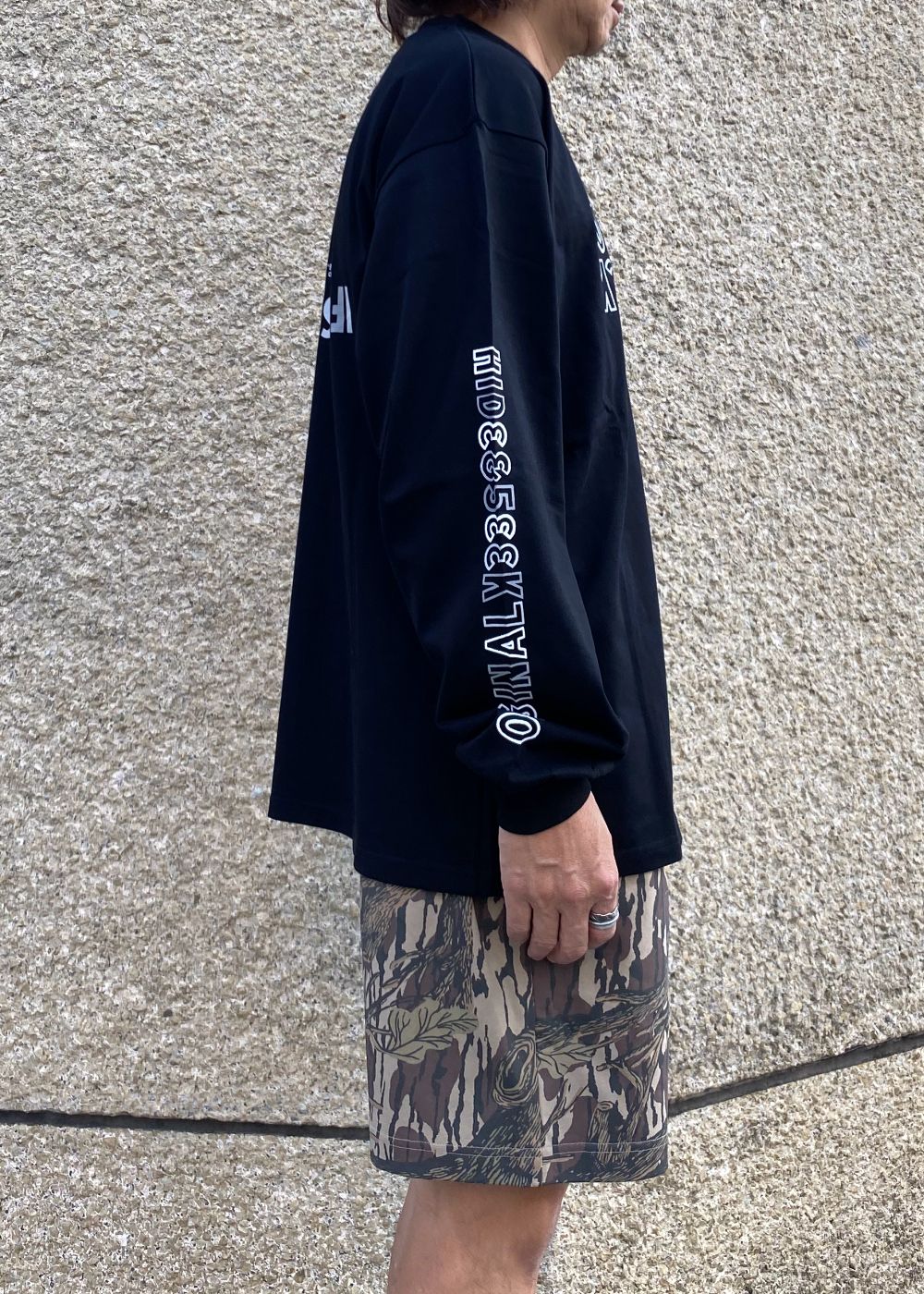 Original L/S Tee (BLACK) / 西浦徹 コラボ ロンT