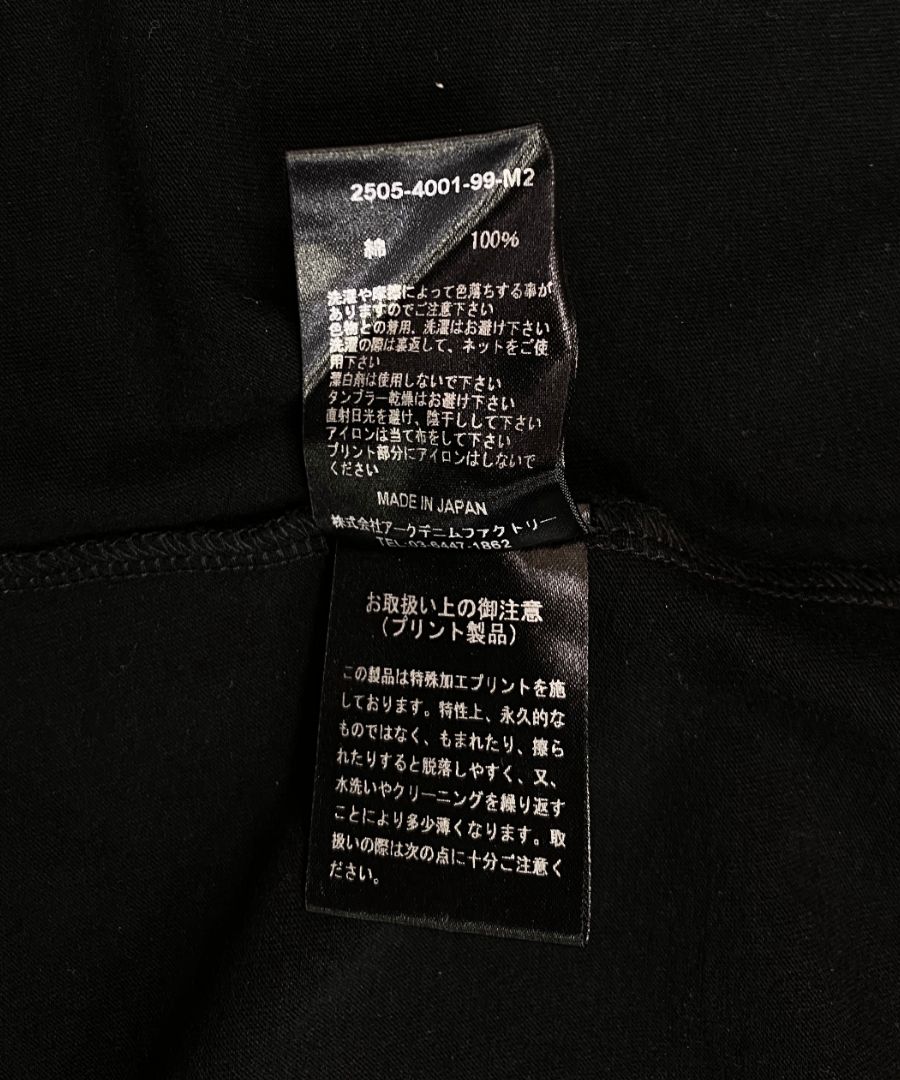 WANTING TO BE SOMEONE T-SH (BLK) / タイポグラフィ プリント Tシャツ