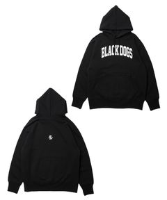 B.D PARKA (BLACK) / プリント スウェットパーカー