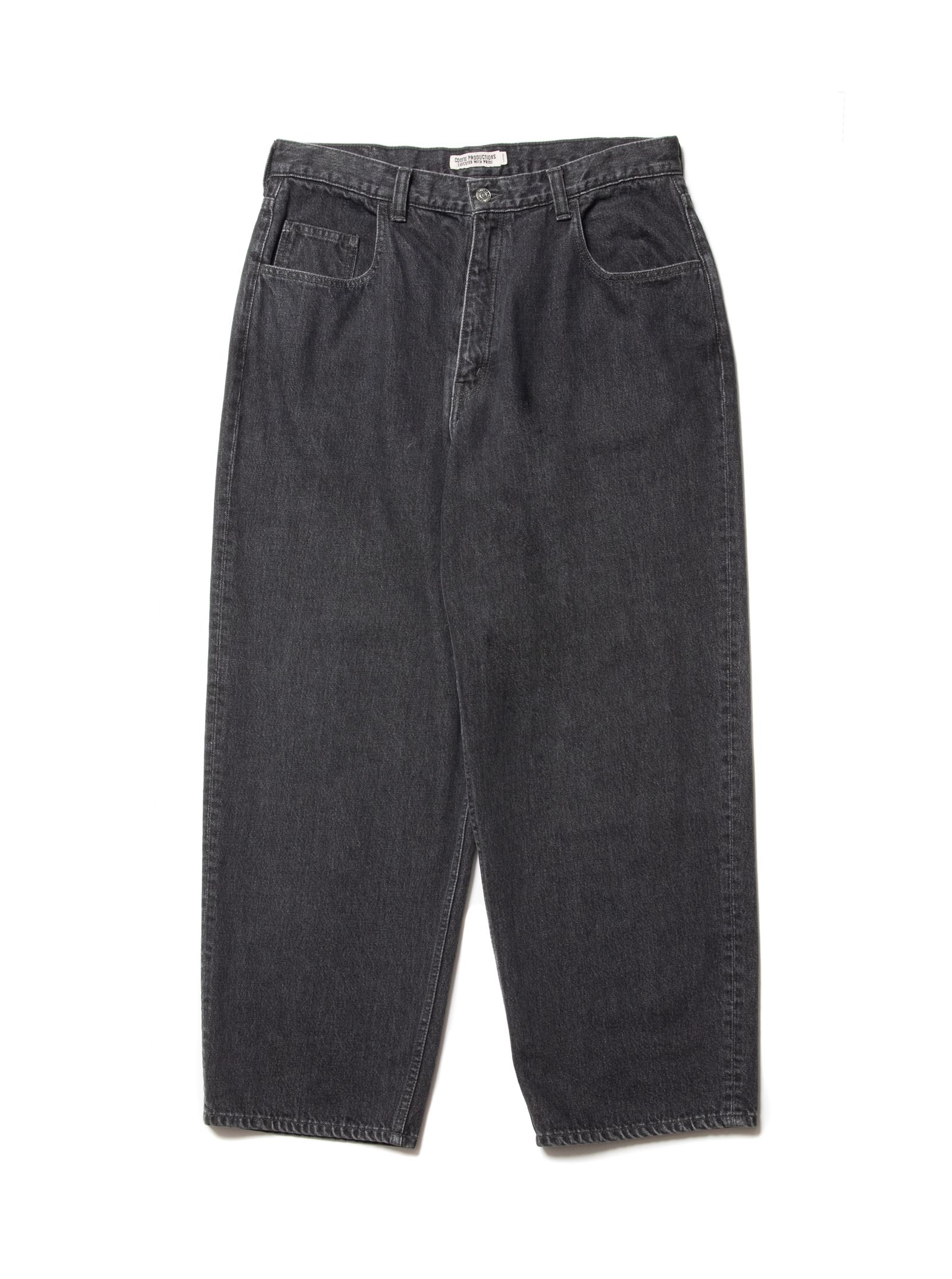 COOTIE PRODUCTIONS - 5 POCKET BAGGY DENIM PANTS (BLACK FADE