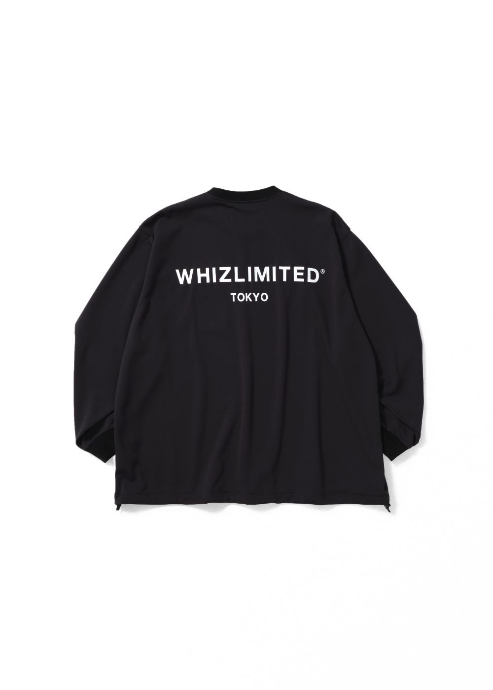 【ラスト1点】UPF L/S TEE (BLACK) / UVカット ロゴ プリントTシャツ