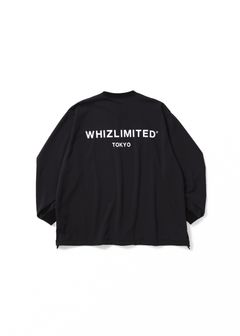 【ラスト1点】UPF L/S TEE (BLACK) / UVカット ロゴ プリントTシャツ