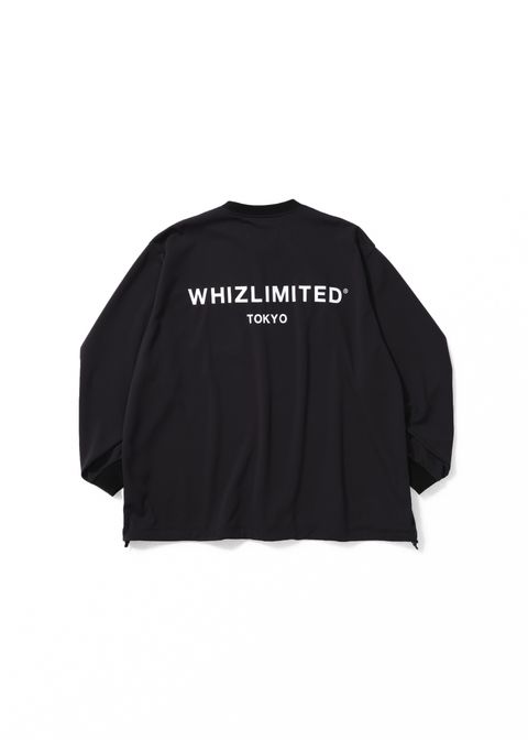 【ラスト1点】UPF L/S TEE (BLACK) / UVカット ロゴ プリントTシャツ