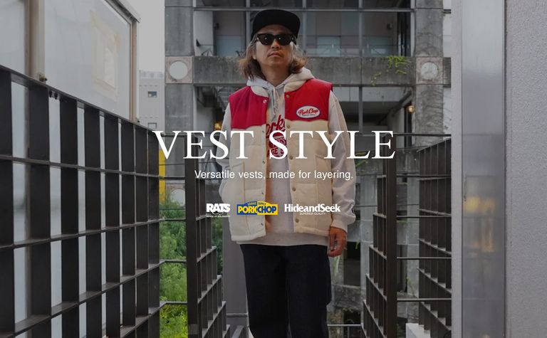 VEST STYLE / スタイル特集アップ致しました。