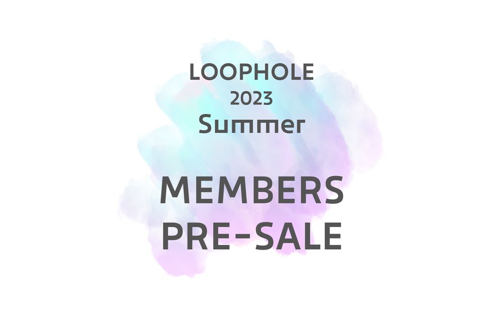 会員様限定】2023 SUMMER PRE SALE 7/3(月) スタート致します