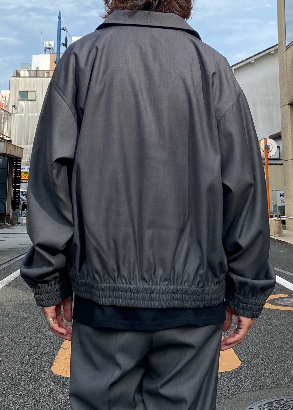 Harrington Jacket (BLACK) / ハリントン ジャケット / セットアップ可能