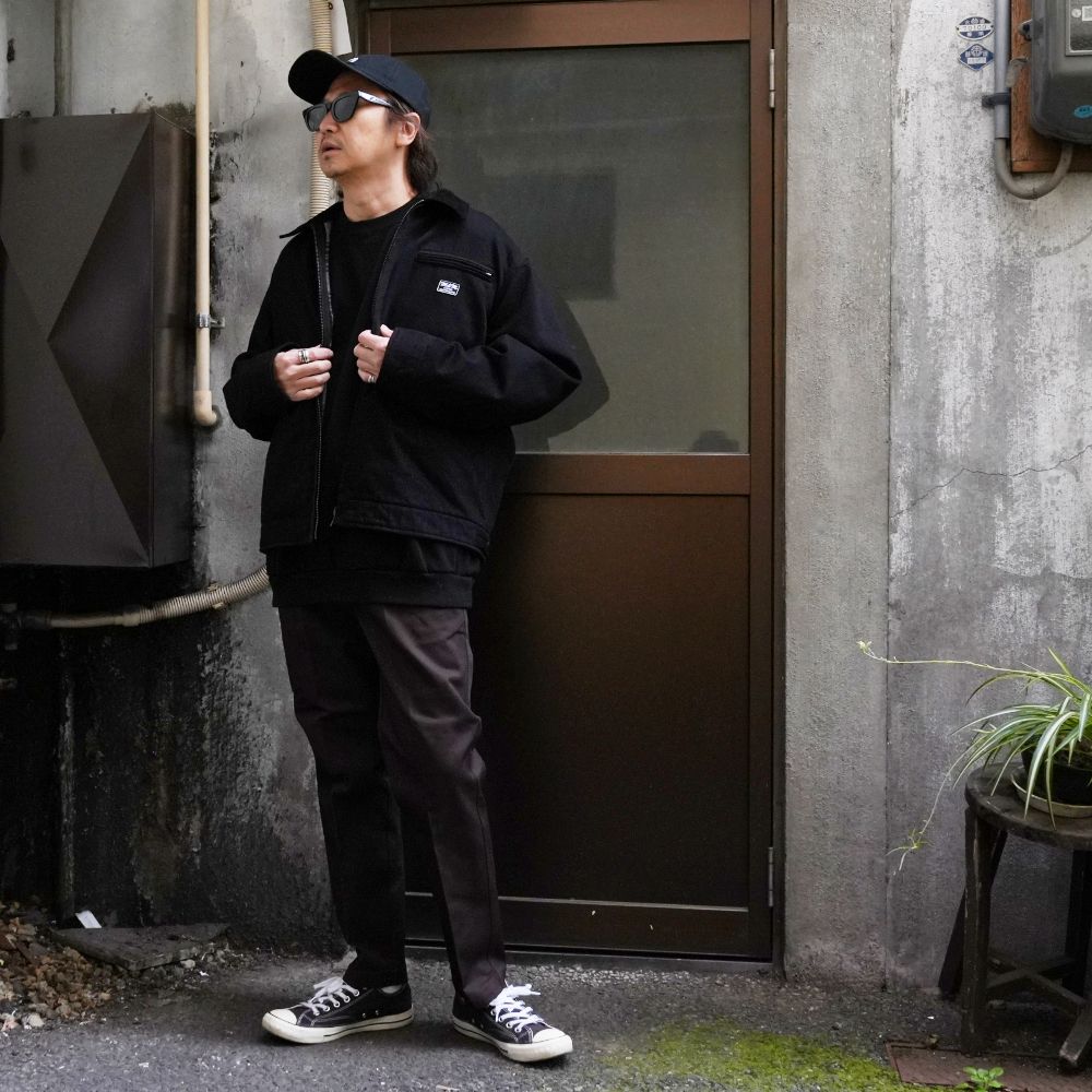 M&M CUSTOM PERFORMANCE × MINEDENIM Black Denim Detroit Jacket (BLACK) / × M&M カスタムパフォーマンス  コラボ ワーク ジャケット