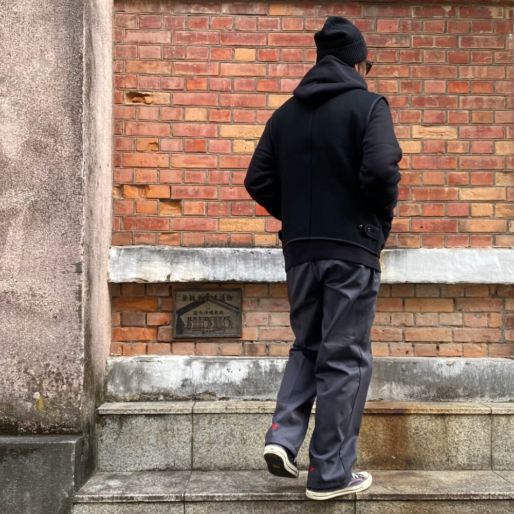 【ラスト1点】FAMILY VEST (BLACK) / ワーク ベスト