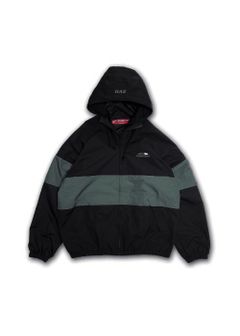 NYLON ZIP JACKET (BLACK) / ナイロンジャケット