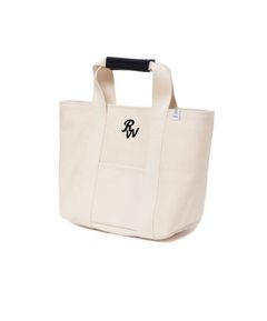 CANVAS TOTE BAG SMALL (WHITE) / 定番キャンバストートバッグ (スモール)