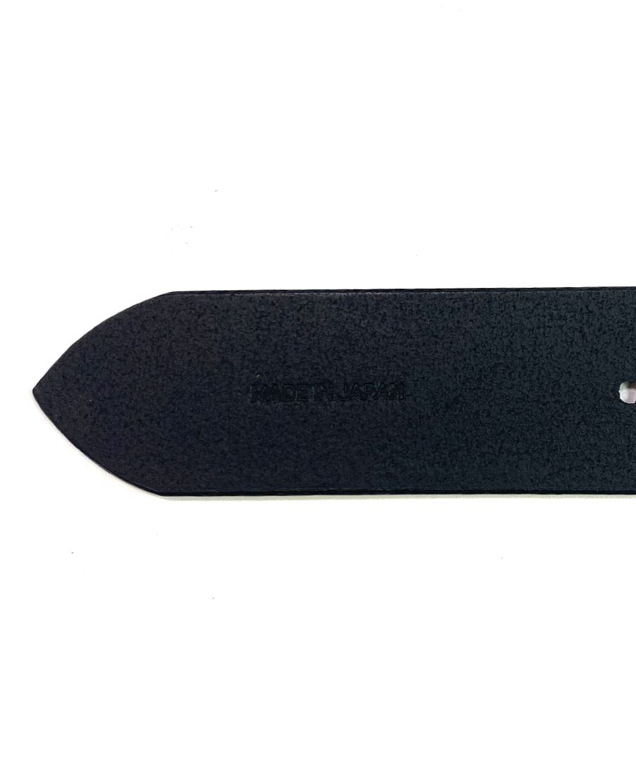 MINEDENIM - Double Studs Leather Belt (BLK) / ダブル