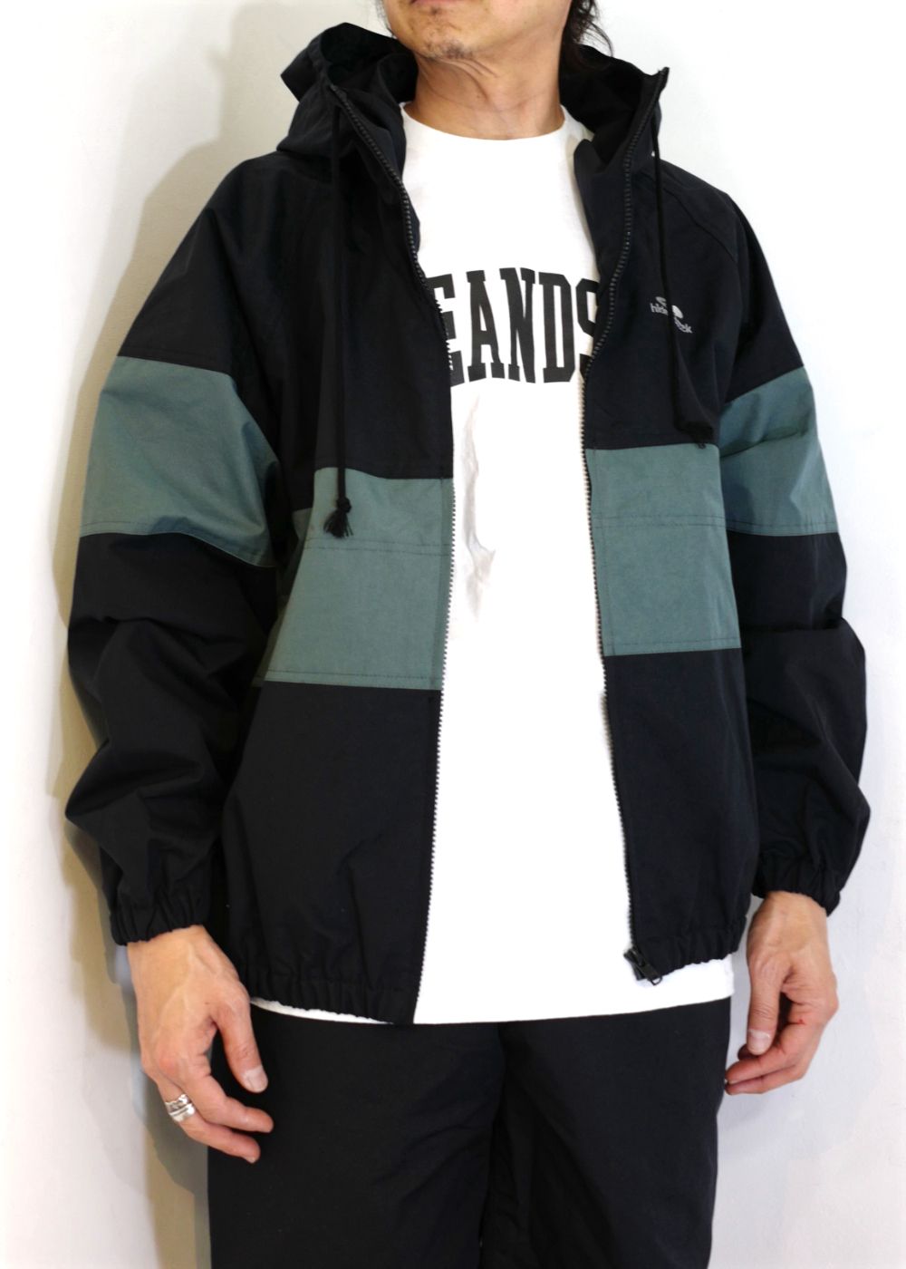 westhide and seek NYLON HOODED JACKET ブラック