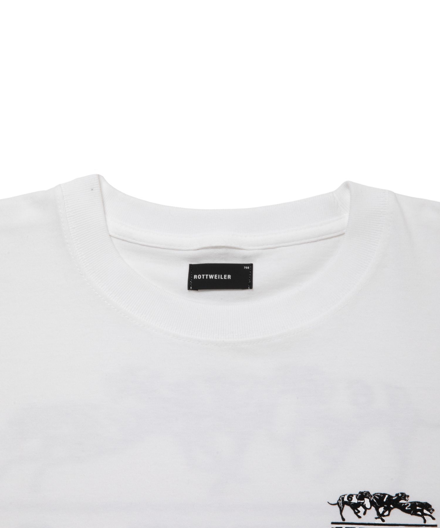 DOG TEE (WHITE) / プリント Tシャツ