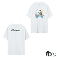 【ラスト1点】T-SHIRT EAGLE (×MASSES) (WHITE) / マシス コラボレーション Tシャツ