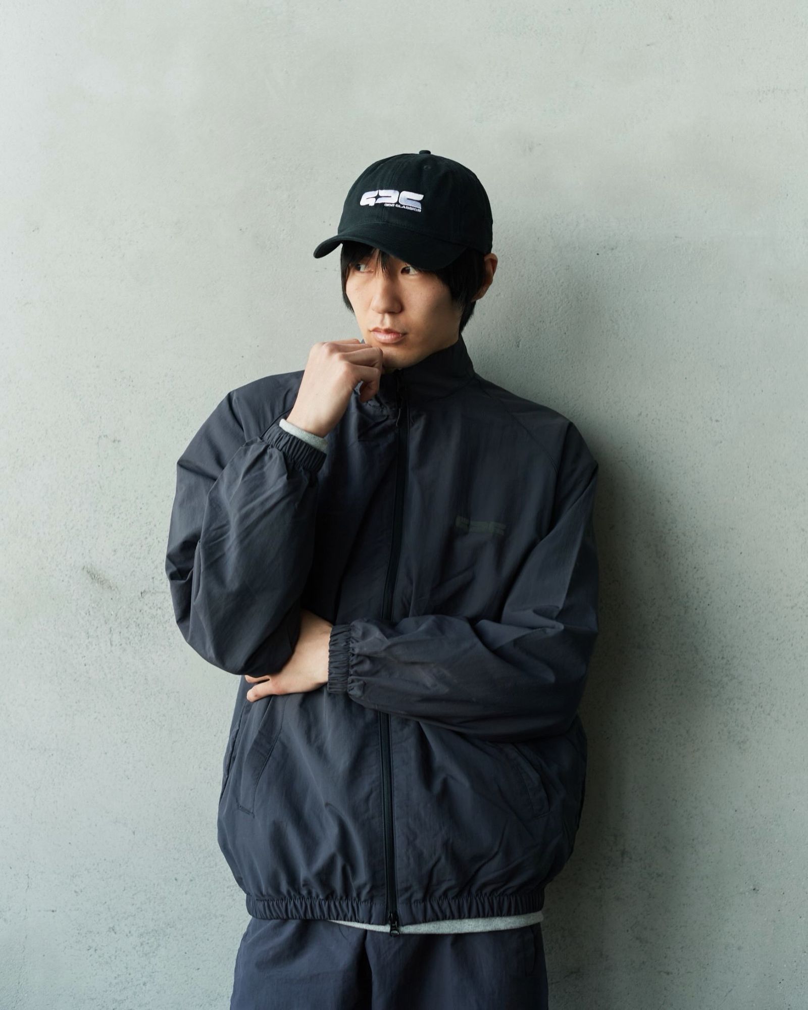 GDC CLASSICS Nylon Setup (CHARCOAL) / セットアップ トラック ジャケット & パンツ