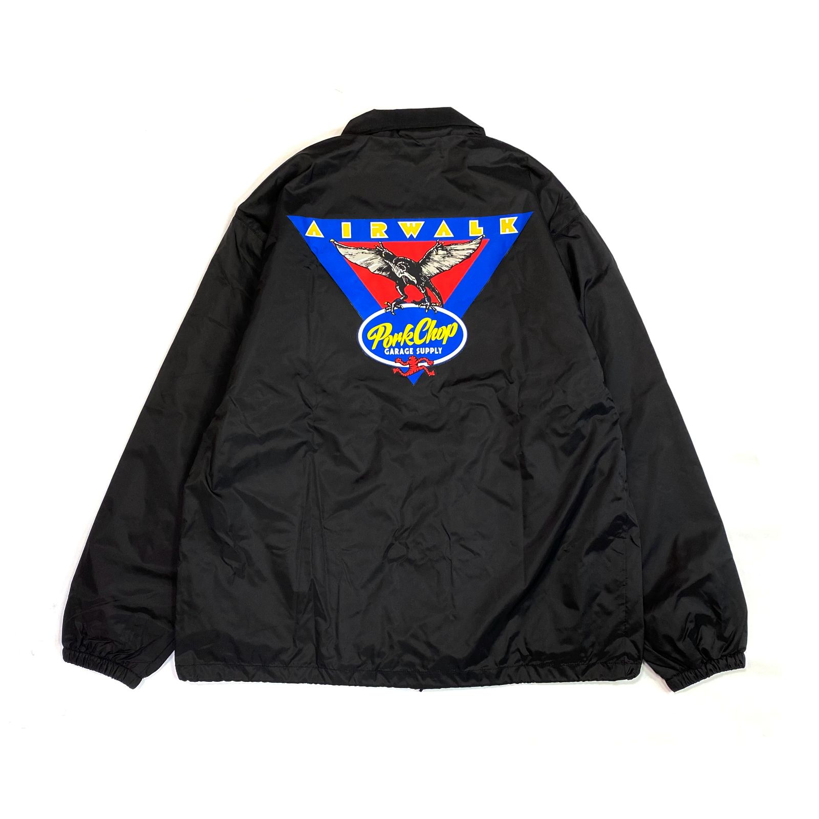 PORKCHOP - 【ラスト1点】AP TRIANGLE COACH JKT (BLACK) / ×AIRWALK