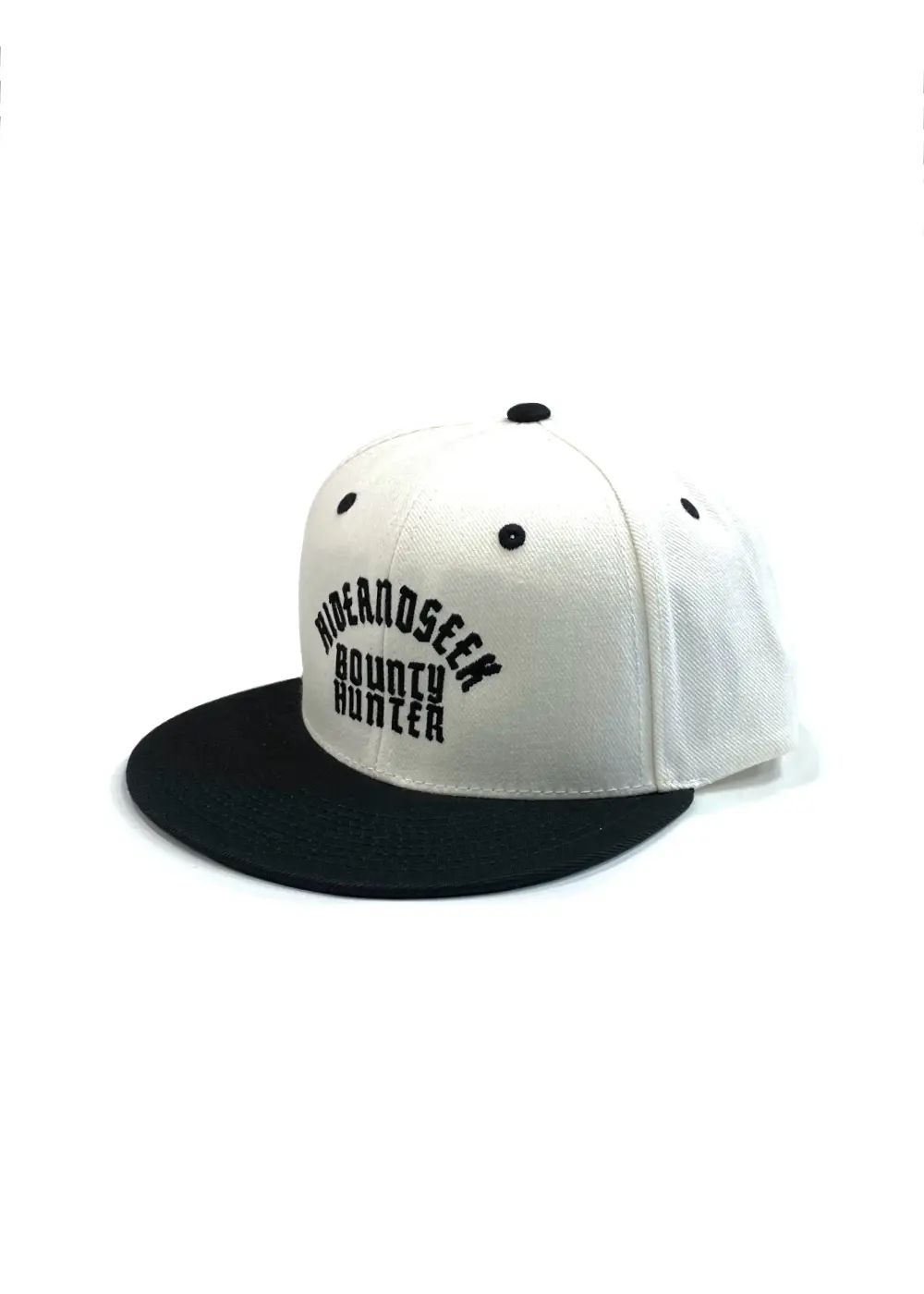 HS×BH BASEBALL CAP (WHITE×BLACK) / バウンティーハンター コラボ ベースボール キャップ