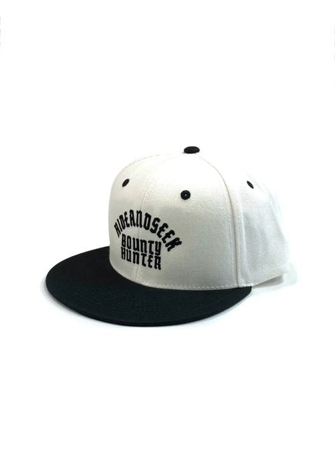HS×BH BASEBALL CAP (WHITE×BLACK) / バウンティーハンター コラボ ベースボール キャップ