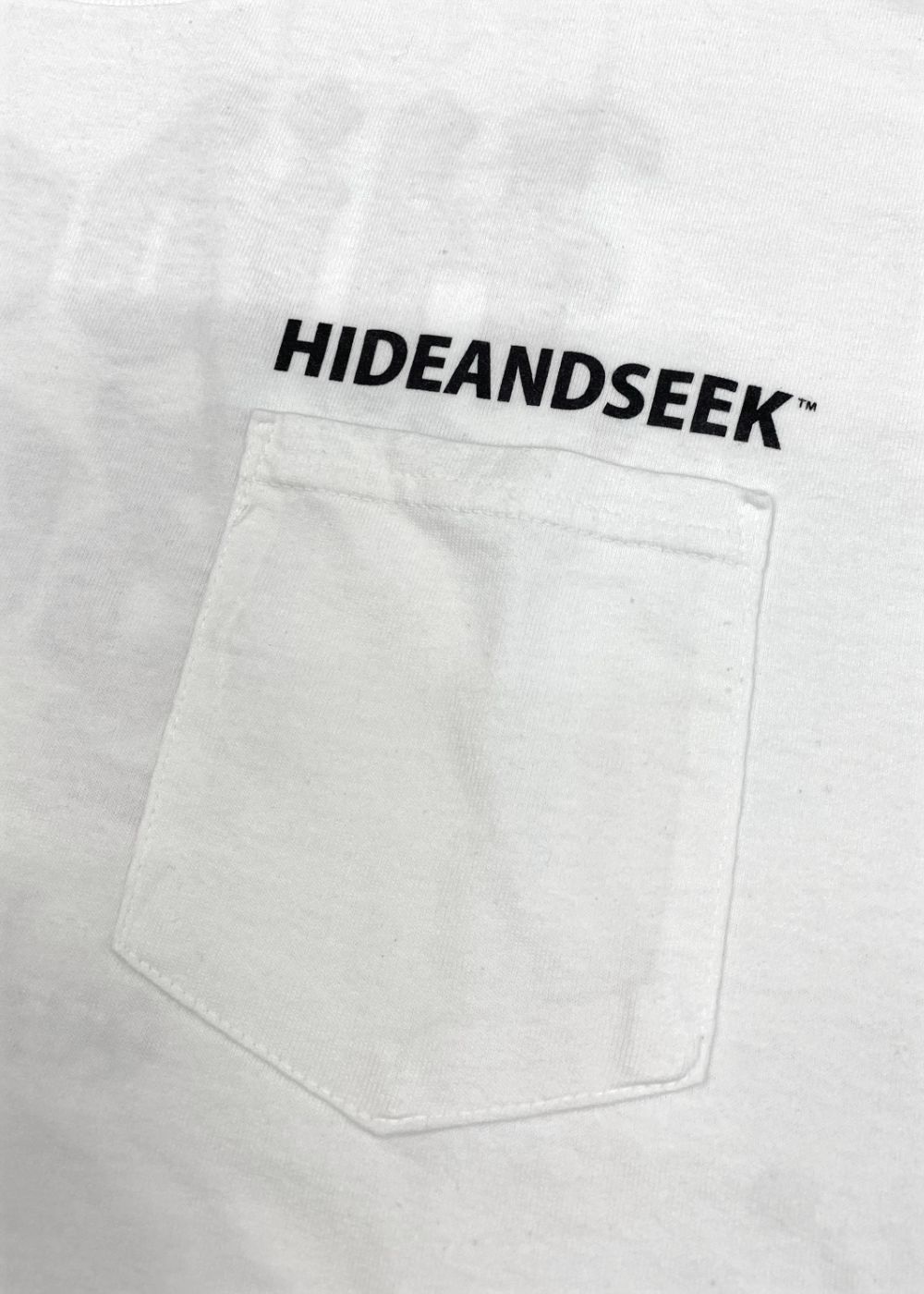 Pocket S/S Tee (WHITE) / ロゴ プリント ポケット Tee