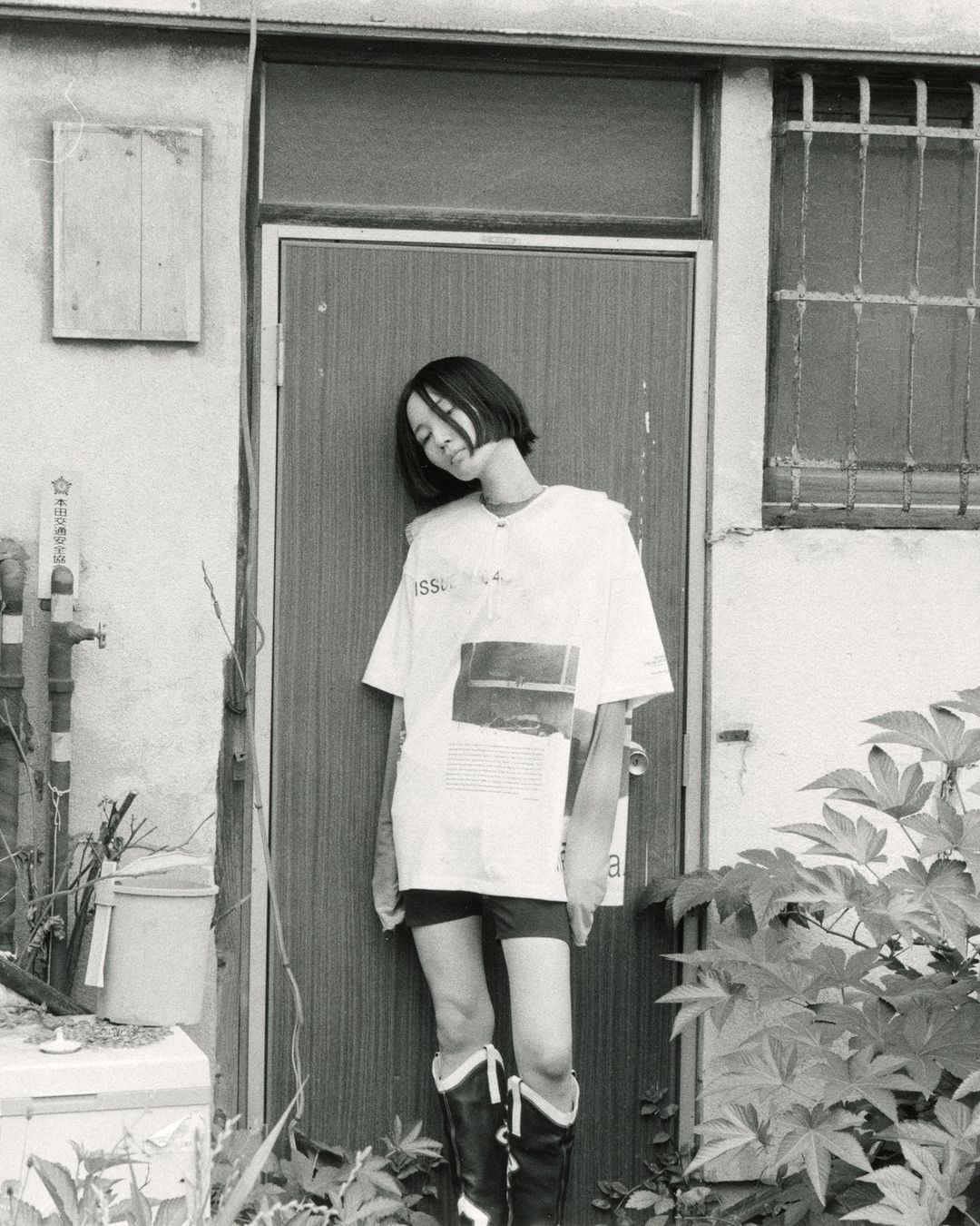 MEDEIA 2.0 Ex.S/S PRINTED TEE "MEDEIA 2.0" (WHITE) / ×Medeia 1.0 小松浩子 コラボ Tシャツ