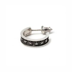 SILVER STAR ROLL PIERCE (SILVER) / シルバー スター ロール ピアス