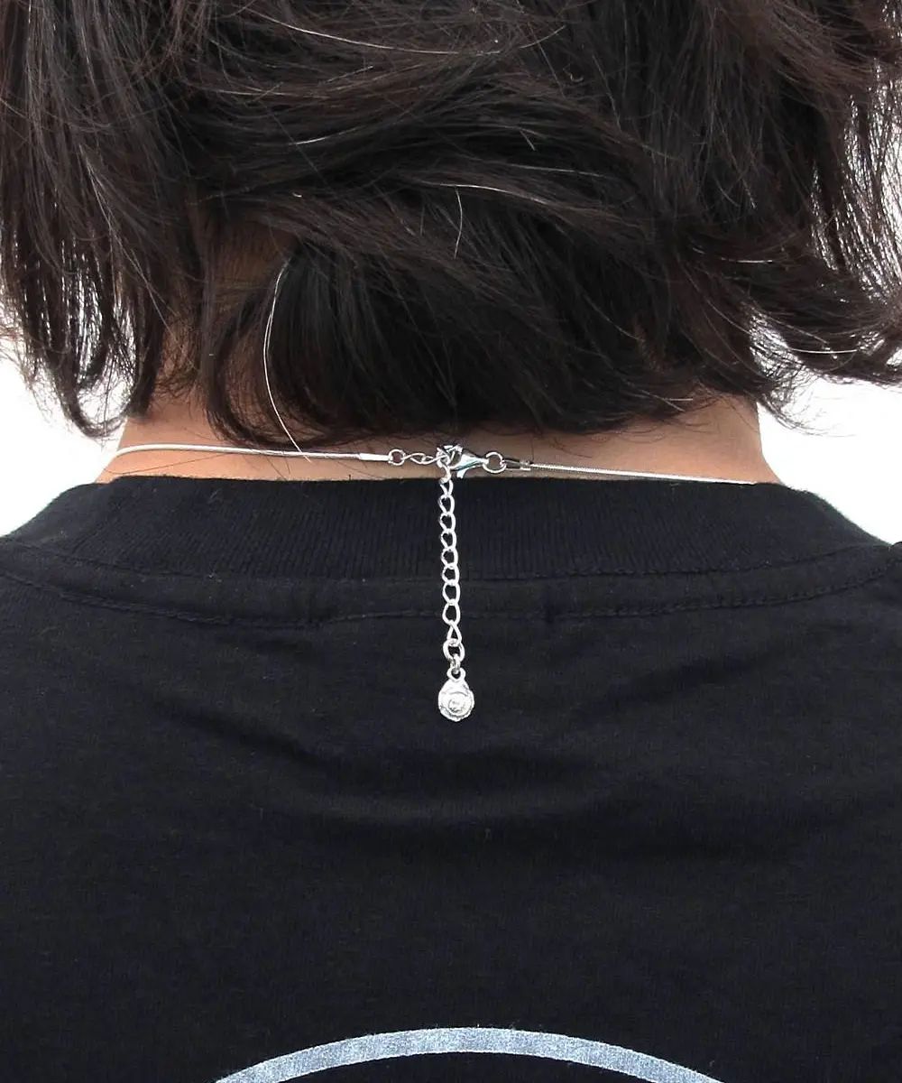 CHAIN ROSARIO (SILVER) / ロザリオ スネークチェーンネックレス