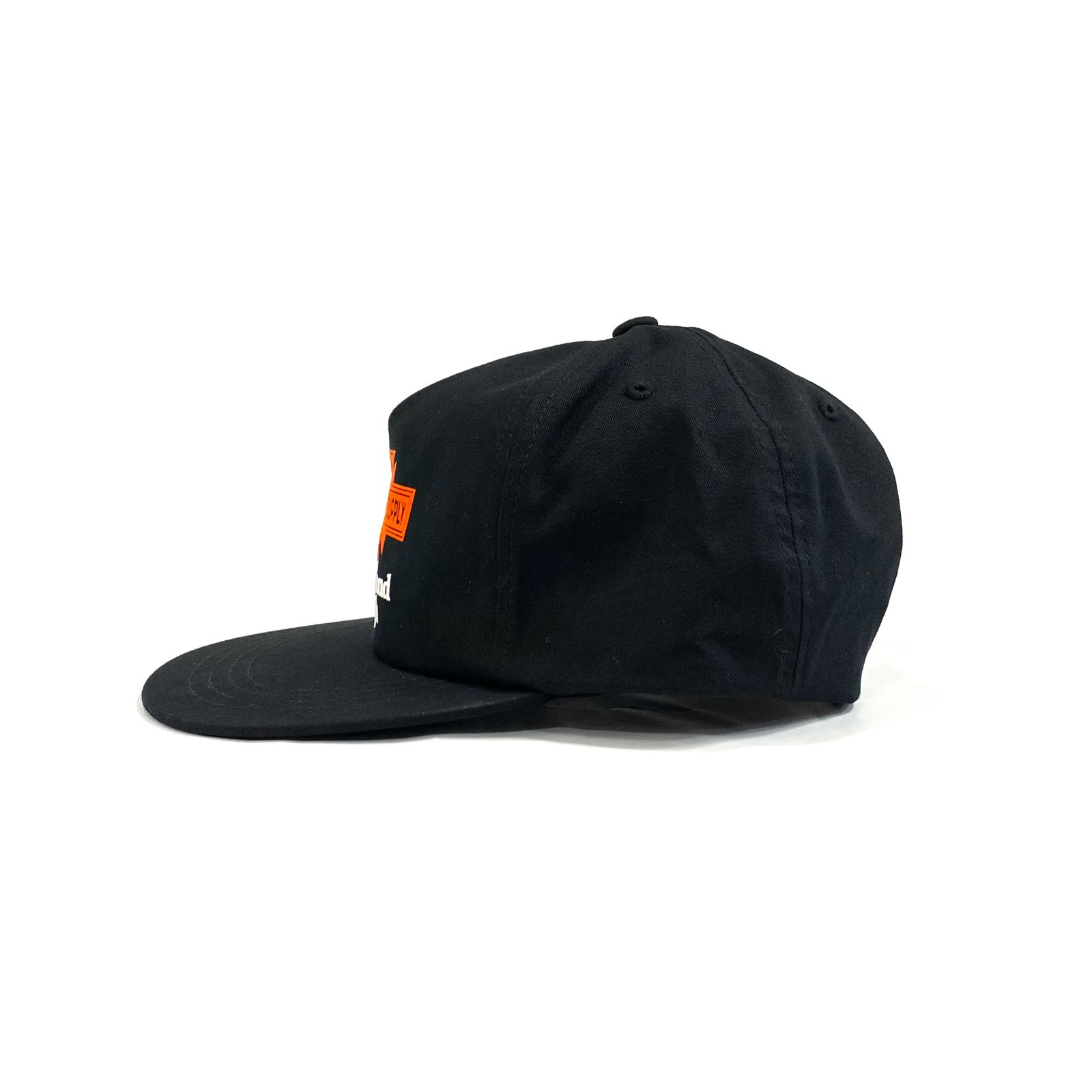 Through and Through CAP (BLACK) / ロゴ プリント キャップ