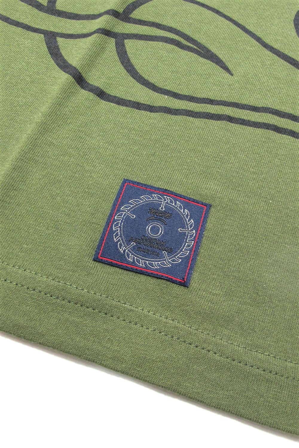 PRINT S/S TEE (CITY GREEN) / アンライバルド コラボT