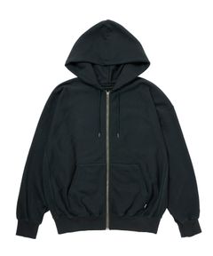 R9 BASIC ZIP PARKA (D.GREEN) / オリジナル ジップアップ スウェット パーカー