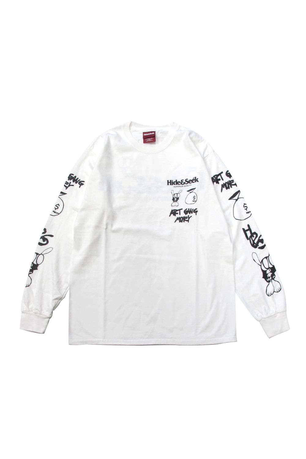 × SKOLOCT L/S Tee-1 (WHITE) / スコロクト コラボロンT